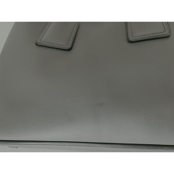 Urban Expressions Georgia Satchel in faux smooth gray leather - Picture 12 of 14